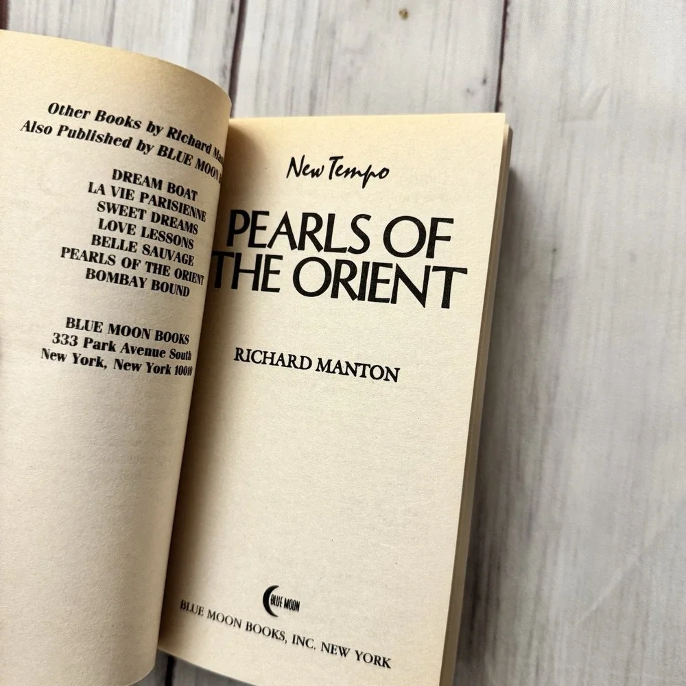 Pearls of‎ the Orient By Richard Manton Adult Erotic Paperback Smut 1st Edition